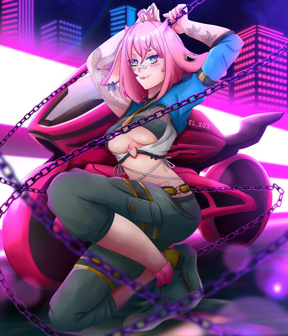 Cyberpunk girl